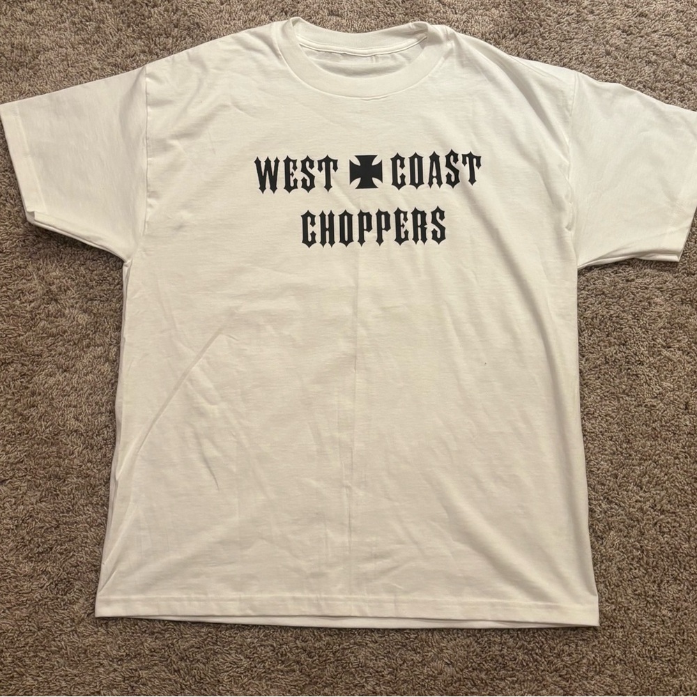 XL West Coast Choppers White T-Shirt